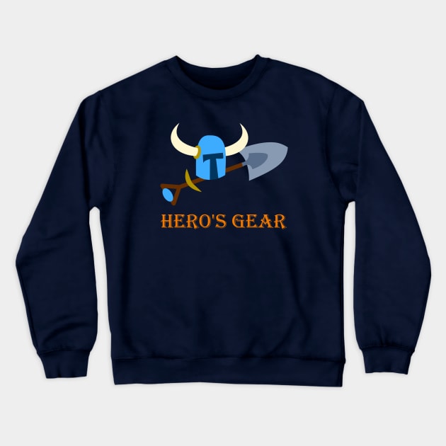 Hero's Gear Crewneck Sweatshirt by WonderEggplant